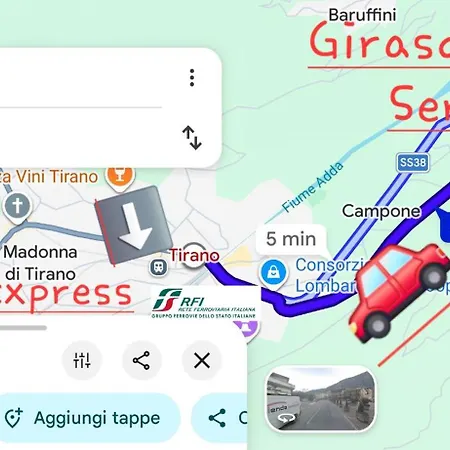 A 5 Min Da Tirano Con Box Per Moto & Bici